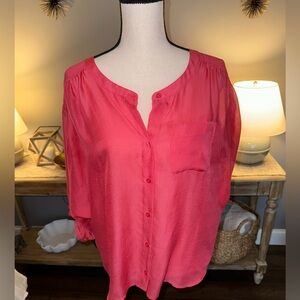 LOFT pink women’s shirt size S